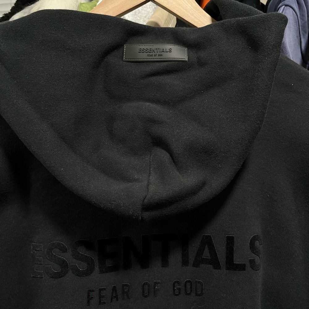 Fear of God Essentials Black Hoodie